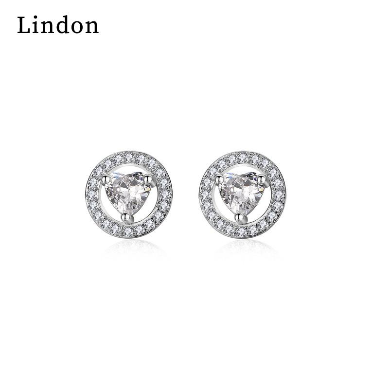 Lindon Copper Alloy Zircon Earrings Drop Earrings For Women Wedding Party Gifts