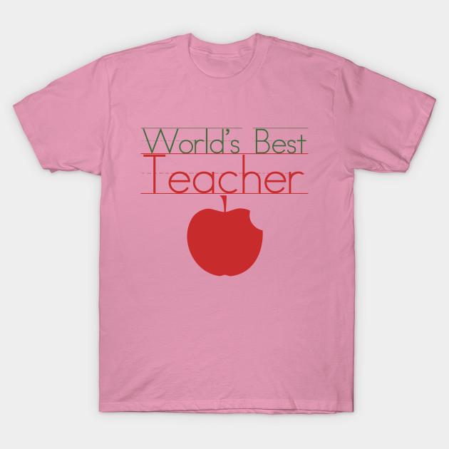 T Shirt Women Worlds Best Teacher Harajuku Print Kawaii Tshirt Summer Short Sleeve Female T-Shirt Top Tee