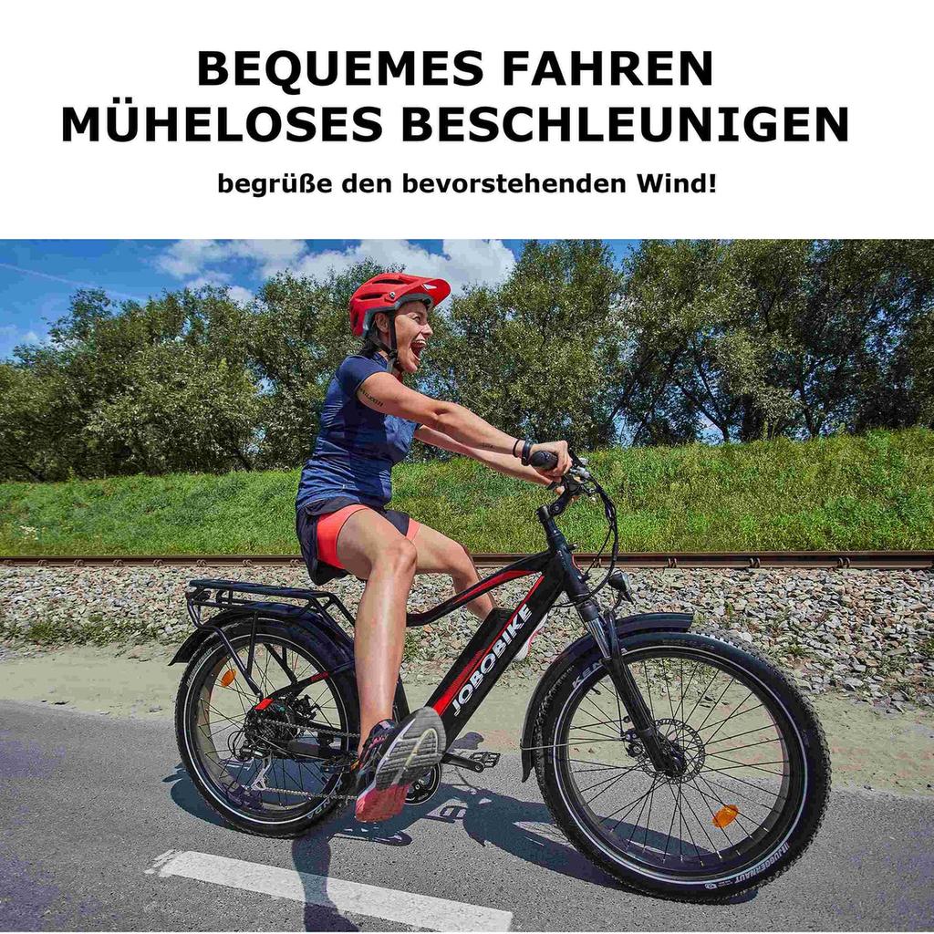 Электровелосипед JOBOBIKE Robin 26'' для взрослых 250 Вт мотор Bafang 48В13Ач