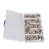 270Pcs 12 Styles Punk Rivet Kit Fine Workmanship Smoothly Durable Zinc Alloy Material Leather