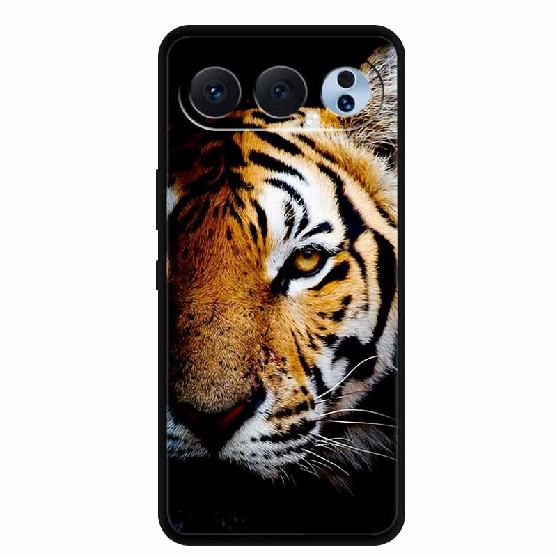 Case For Honor 500 Pro 5G Animals Lion Soft Black Silicone TPU Phone Case For Honor 500 Pro Shell 6.55" Protection Bumper Fundas