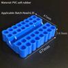 High Elasticity Bit Holder PVC Bit Storage Strip Durable Hex Shank Organizer  Tool Storage