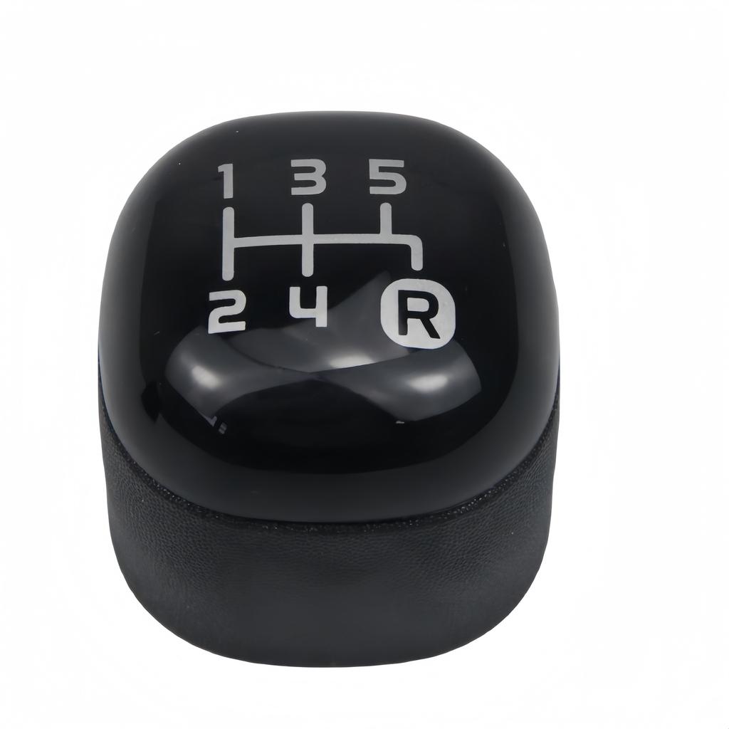 Gear Knob Stick Button Head For Fiat For Panda 2012-on Manual Transmission Handle 5 Speed Black Car Gear Shift Knob Handball
