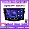 Автомобильное радио на базе Android Carplay для Toyota RAV4 2007-2012, автомобильный мультимедийный видеоплеер, GPS-навигация, WIFI, 2 + 32 ГБ