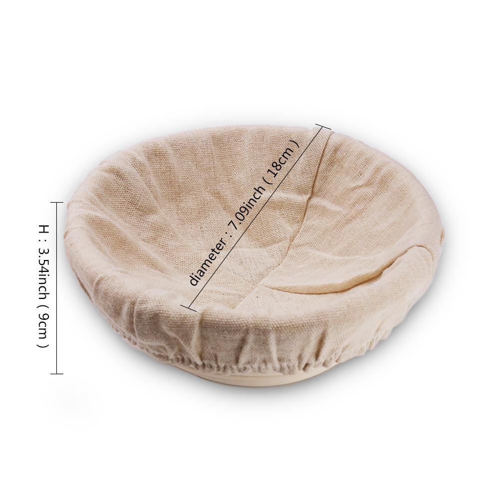 Набор инструментов для выпечки, овальная корзина из ротанга ручной работы, изогнутый нож для хлеба, расстойка, расстойка теста, Banneton Brotform, ферментация