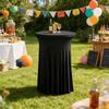Solid Color Conference Table Skirt Elastic Bar Table Cover Practical Bar Counter Cover  Hotel
