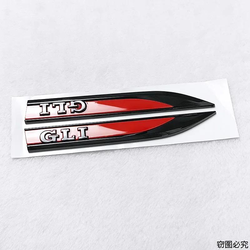 BGF1 Golf 3 4 MK3 MK4 2026 Hot For VW VOLKSWAGEN For VOLKSWAGEN VW 16.2x2cm Car Side Fender Emblem Sticker GTI Polo Golf Passat Tigua
