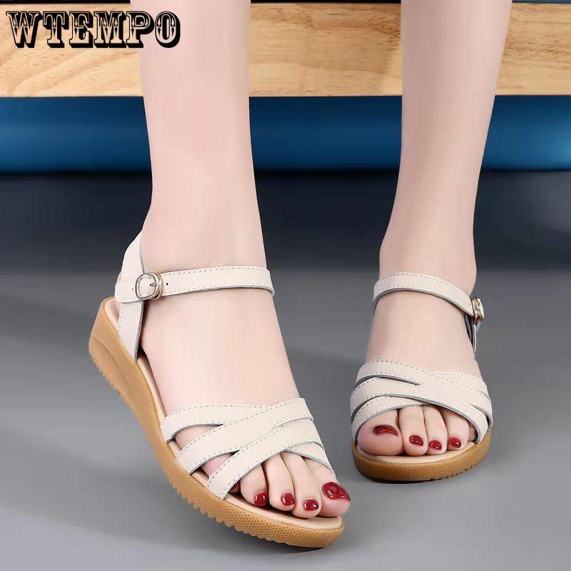 Sandals for Women Summer Flat Beach Sandals Comfortable and Non Slip Sandals