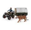 Schleich Wildlife Jungle Expedition 4-Wheel Buggy Set Figure 42351