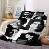 Emotional Depth Portraits Blanket Soft Throw Blanket For Home Bedroom Bed Sofa Travel Office Solid Christmas Blanket