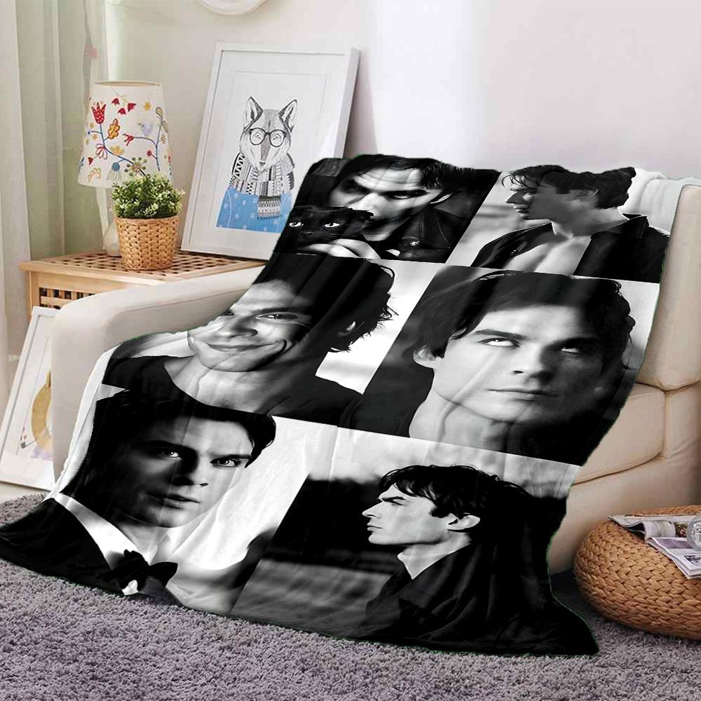 Emotional Depth Portraits Blanket Soft Throw Blanket For Home Bedroom Bed Sofa Travel Office Solid Christmas Blanket