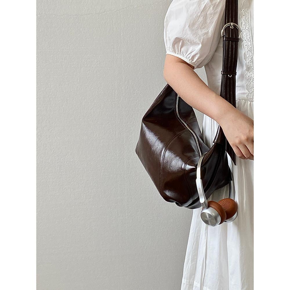 IELGY Ladies Deer Niche Design New Style Female Bag Retro Lazy Loose Sense Shoulder Bag Commuter Casual Messenger Bag