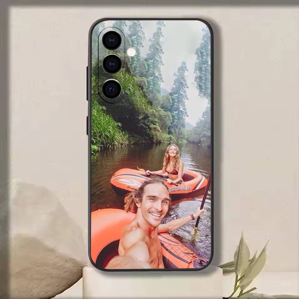 Louis Cole Чехол для телефона для Samsung Galaxy A73, A72, A71, A70, A53, A52, A51, Мягкий силиконовый черный чехол