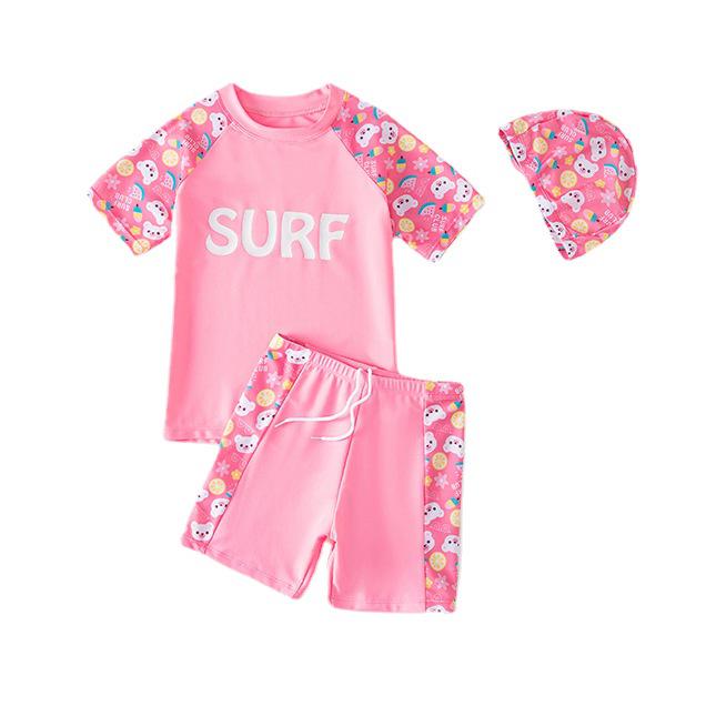 Kids' Quick-Dry Split Swimsuit Set for Boys and Girls