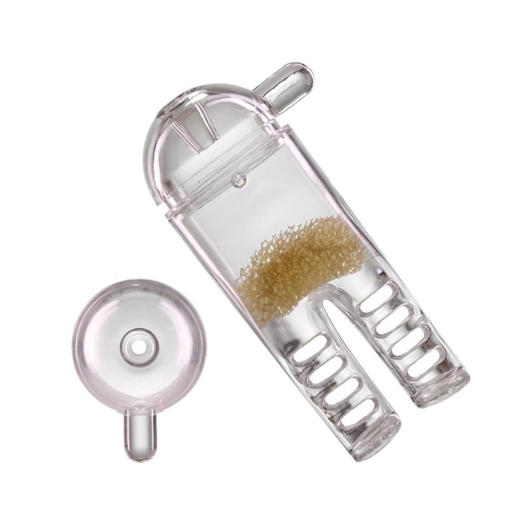 Акриловая ловушка для улиток для аквариумов с присоской, прозрачная ловушка для вредителей, многофункциональная красная кормушка для червей, ловушка для планарии