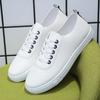 Мода 2024 Женские повседневные дышащие кеды вулканизированная обувь на шнурках летние кеды на плоской подошве