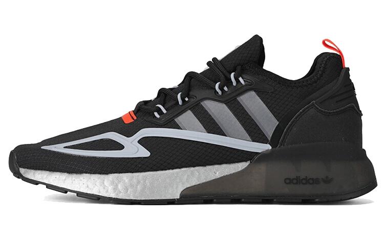 Men's Sneakers adidas ZX 2K Boost Black Halo Silver Core Black/Halo Silver/Glow Blue