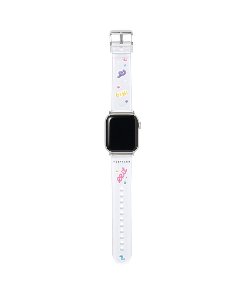Прозрачный ремешок Peseutibeo Vivi High Teen для Apple Watch