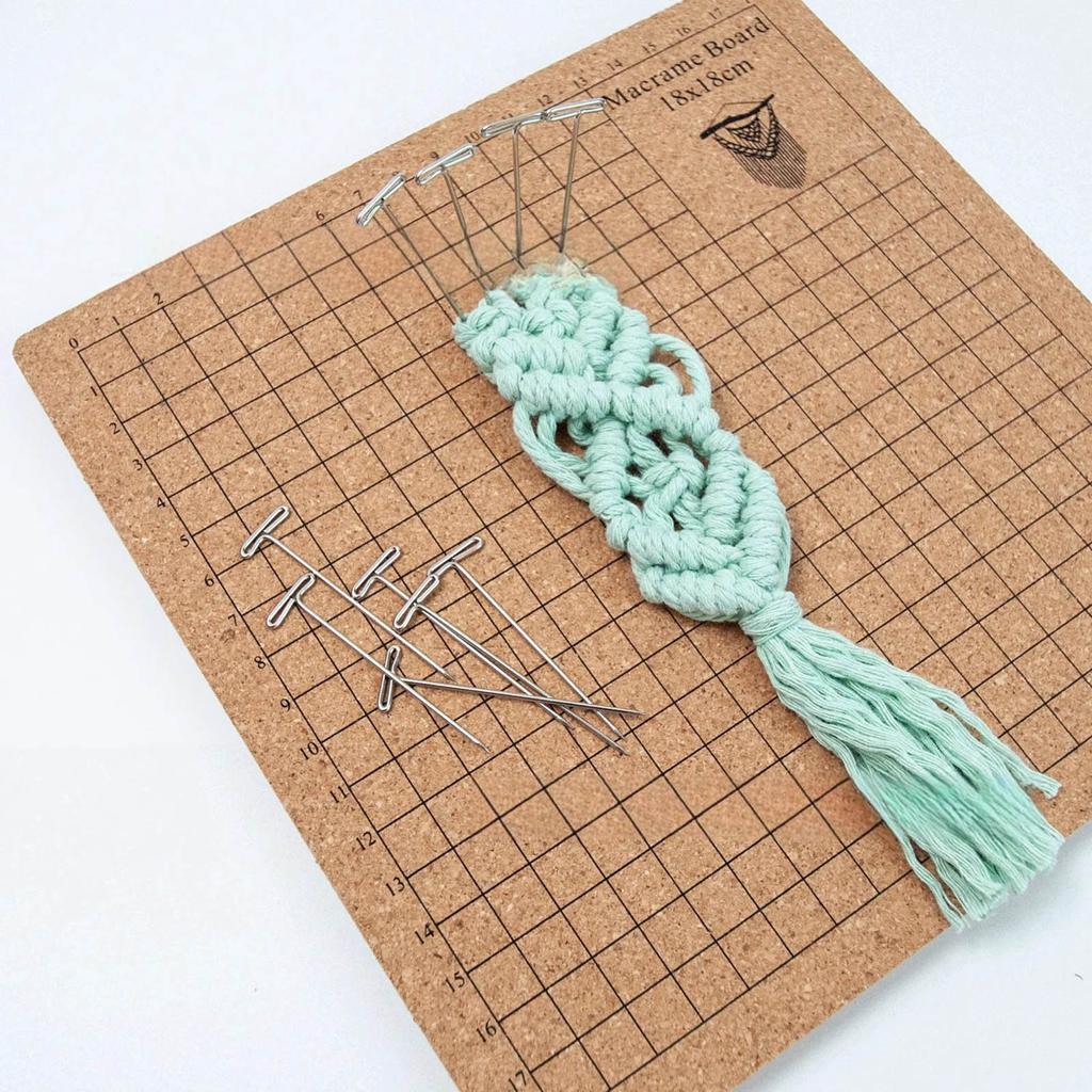 Double Sided Board Kit Handy Project Reversible Board Reusable Braiding Mat Weaving Board Lightweight Crafting Mat