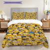 Despicable Minions Phone Case Cover Threepiece Set 1 Duvet Cover 2 Pillowcase Without Core Christmas Birthday Gift Soft And Comfortable
