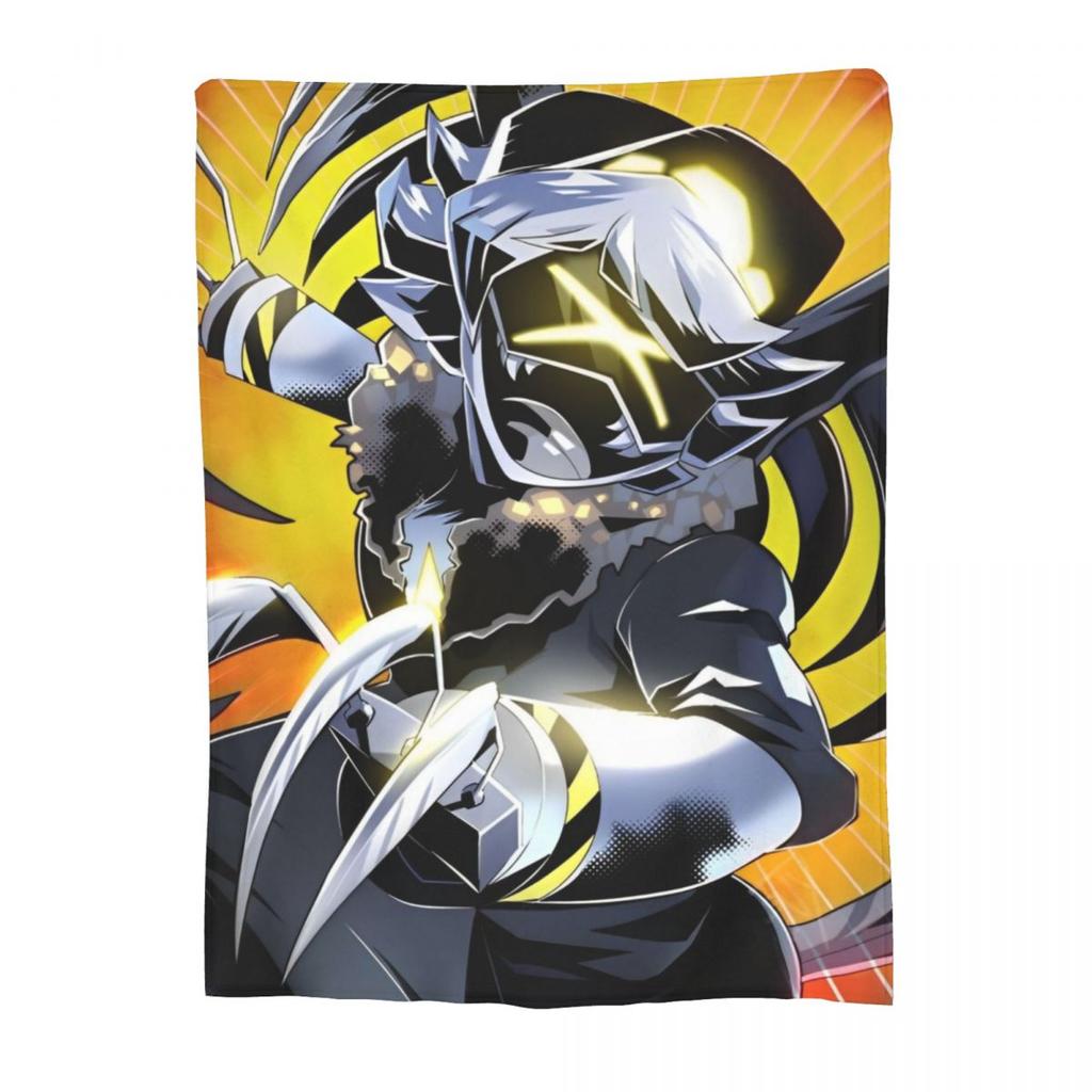 Murder Drones Uzi Doorman Knitted Blanket Coral Fleece Plush Tv Series Soft Throw Blankets for Outdoor Travel Bedroom Quilt