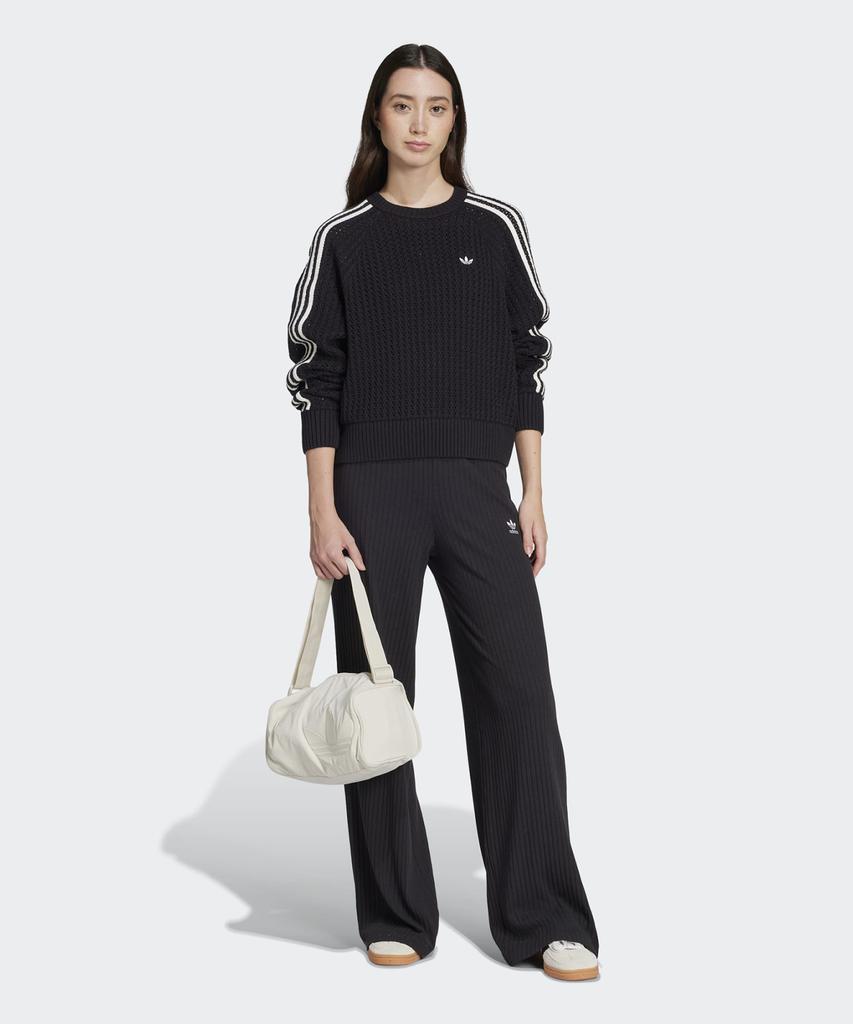 adidas Вязаный свитшот с круглым вырезом - Черный / Jd0905
