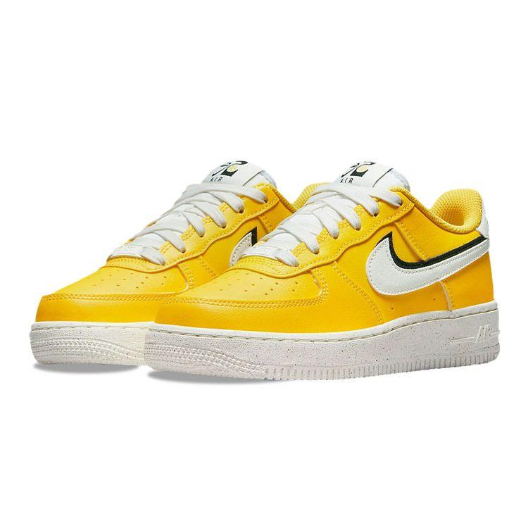 Nike Air Force 1 LV8 GS 82 - Tour Yellow Kids Sneakers Black Sail DQ0359-700