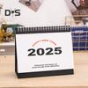 Маленький настольный календарь 2025 года, перекидной настольный календарь, ежемесячный планировщик, органайзер для управления временем для домашнего офиса и школы