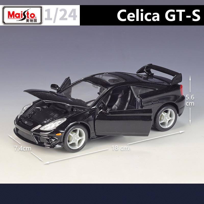 Maisto 1/24 Toyota Celica GT-S Сплав Спортивный Автомобиль Модель Литьевой Металл Гоночный Автомобиль Модель Транспортного Средства Симуляция Коллекция Детская Игрушка Подарок