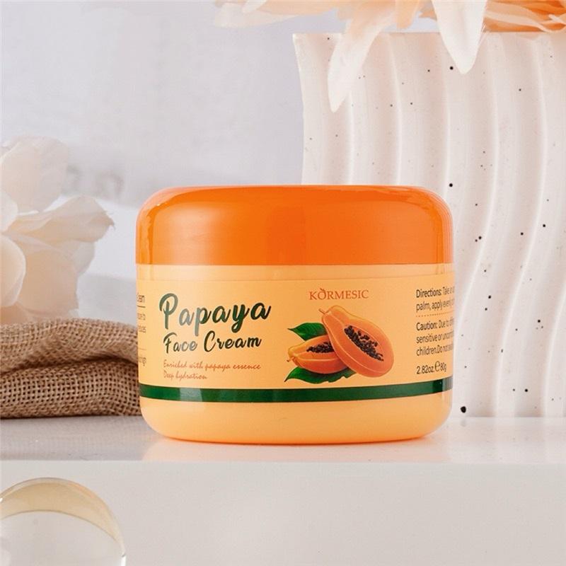 All-Purpose Papaya Cream Facial Cleanser - Papaya Facial Care Set, containing natural enzymes, deeply cleans pores and makes the skin smooth