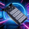 PCIE Express 5.0 Gen5 Gen4 X16 Detachable Bifurcation Raid Card To 4X NVME M.2 NGFF SSD Expansion Card