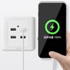 Настенная USB-розетка Практичная USB-розетка Надежная USB-вилка Функциональная Легкая зарядка устройств под рукой