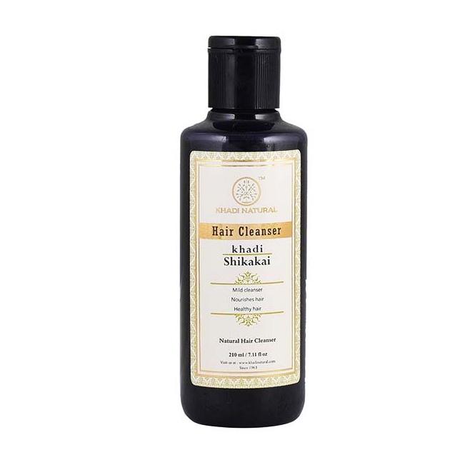 Натуральный шампунь с Шикакай: против выпадения волос (210 мл), Shikakai Hair Cleanser, Khadi Natural