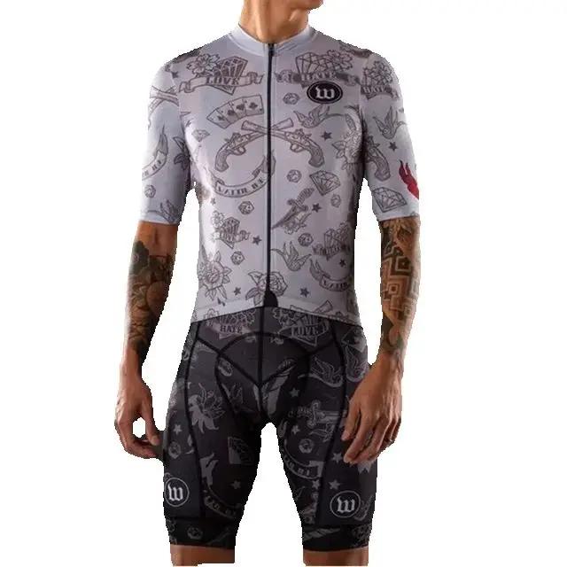 Wattie Ink Профессиональный триатлонный комбинезон Костюм Горячая Распродажа Индивидуальный Дизайн Одежда для Триатлона Сублимация Дышащий Короткий Рукав Костюмы