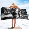 Серия Animal Leopard Print Пляжное полотенце для отпуска на море Полотенце для плавания и ванны Спортивное полотенце