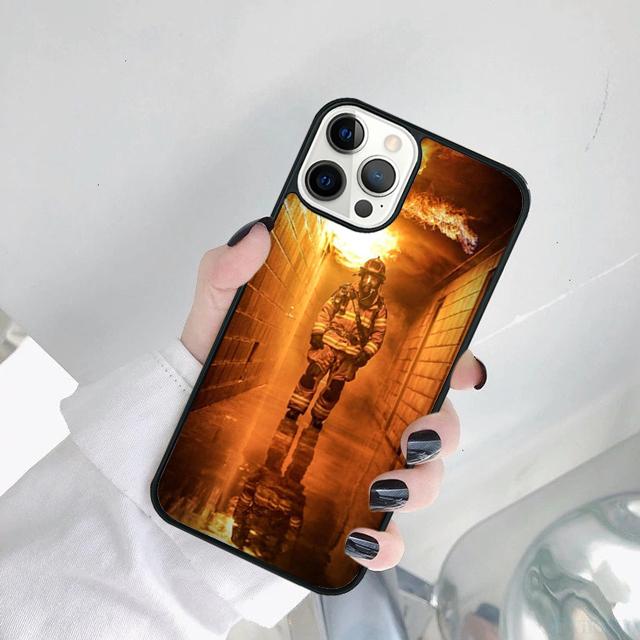 Firefighter Fireman Heroes Phone Case Cover For iPhone 17 Air 15 Pro MAX 16 Plus 14 12 11 13 coque