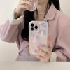 Laser Meteorite Pattern iPhone Case for Apple 15 Pro Max- Soft Silicone Cute iPhone Cover On iPhone 15 14 13 12 11 Xs X Xs Max for Lady Women Grils