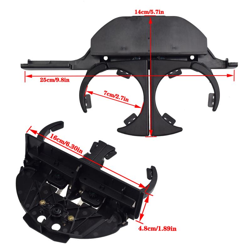 Задний подстаканник автомобиля, кронштейн с двойным отверстием, пластиковый держатель для чашки на центральной консоли, запасные автоаксессуары для BMW E39 1997-2003