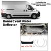 1set Caravan Bonnet Vent Water Deflector Engine Protection Accessories For Fiat Ducato Peugeot Boxer Citroen Relay 2006-Onwards