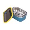 1.2L Stainless Steel Bento Box Doublelayer LeakProof Sealed Food Container Storage Box for School Picnic