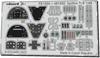 Eduard 1/48 Spitfire Tr.9 Zoom Etching Parts (for Airfix) Plastic Model Kit Parts EDUFE1550 (Airplane)