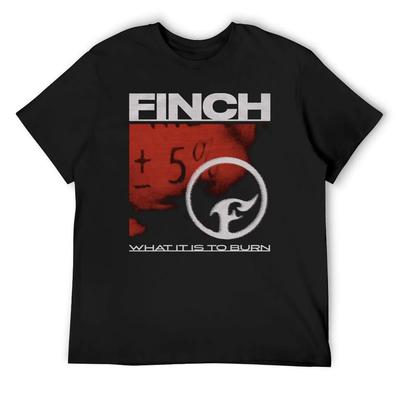 Футболка FINCH BAND индивидуальный дизайн хлопковые мужские футболки винтажные футболки мужские футболки повседневные стильные