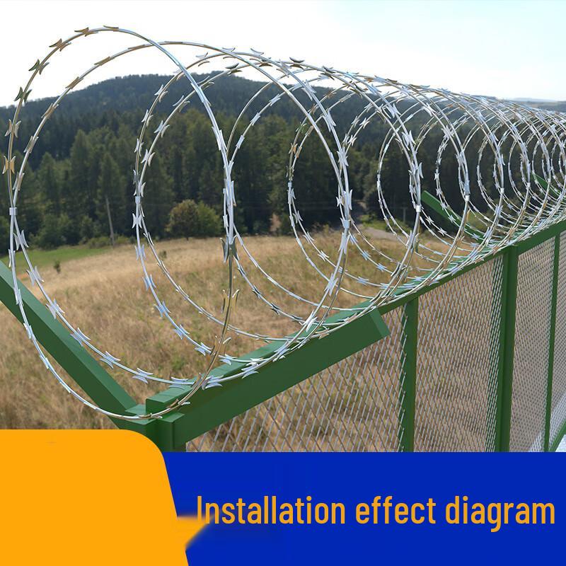 Razor Wire Security Fence (Hot-Dip Galvanized)