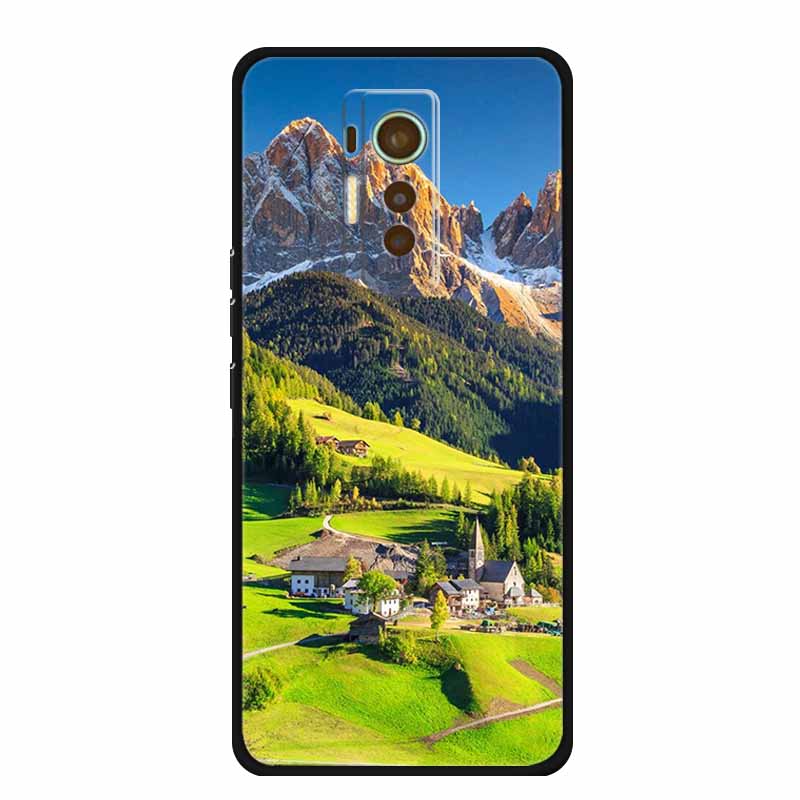 For Tecno Phantom X 2021 Case Luxury TPU Silicone Soft Cover Phone Cases for PhantomX 2021 AC8 Protection Cartoon Bumper Etui