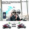 YP10 Motorcycle Helmet Intercom Bluetooth 5.3 Headset 300M Intercomunicador Riding Communication Wireless Interphone Waterproof Music Player Earphone