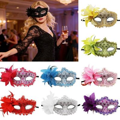 Маскарадная маска для карнавальной вечеринки Венецианская маска для глаз Модная маска на пол-лица для женщин