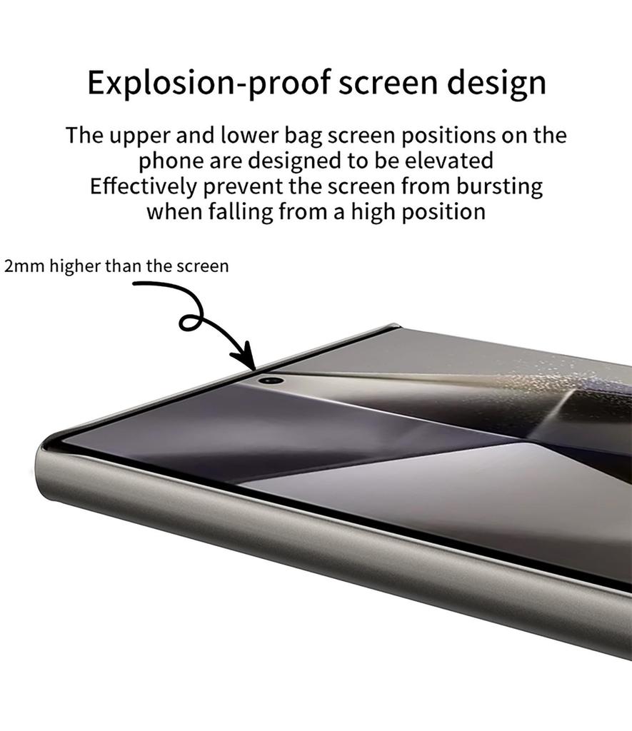 Защитный чехол-книжка из кожи с лезвием для Samsung S24 Ultra/S23 Ultra