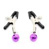 Sensual Metal Nipple Clamps with Bells for Men and Women