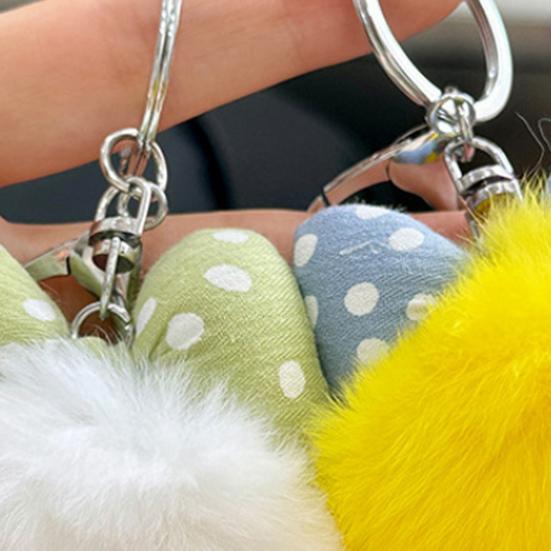 Yousheng Детский брелок в виде утки Имитация кролика Плюшевый брелок Подвеска Сумки Телефоны Машины Универсальное украшение Модный аксессуар