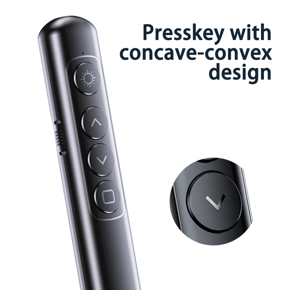 Презентационный кликер для презентаций PowerPoint 2,4 ГГц беспроводной пульт PPT для использования на компьютере, ноутбуке, в офисе, в классе